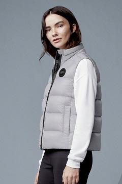 Chamarras Canada Goose Mujer México - Cypress Chalecos Black Label Blancos AL1078243